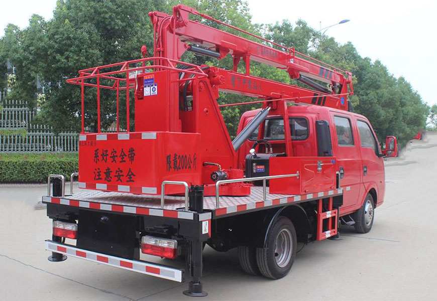 程力高空作业车_东风途逸双排13米高空作业车