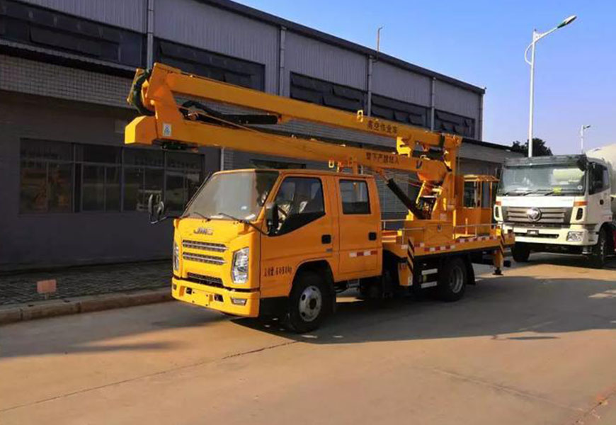 程力威高空作业车_江铃双排座14米16米高空作业车  