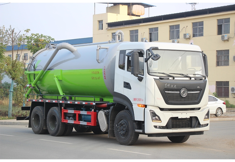 东风天龙后双桥18立方吸污车 东风天龙后双桥18立方吸污车