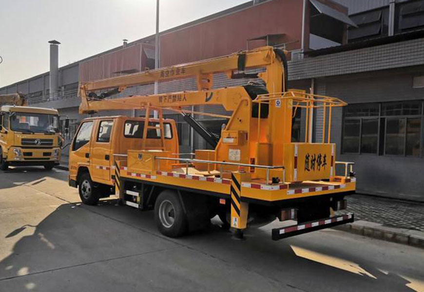 程力威高空作业车_江铃双排座14米16米高空作业车  