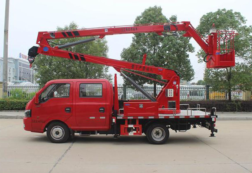 程力高空作业车_东风途逸双排13米高空作业车