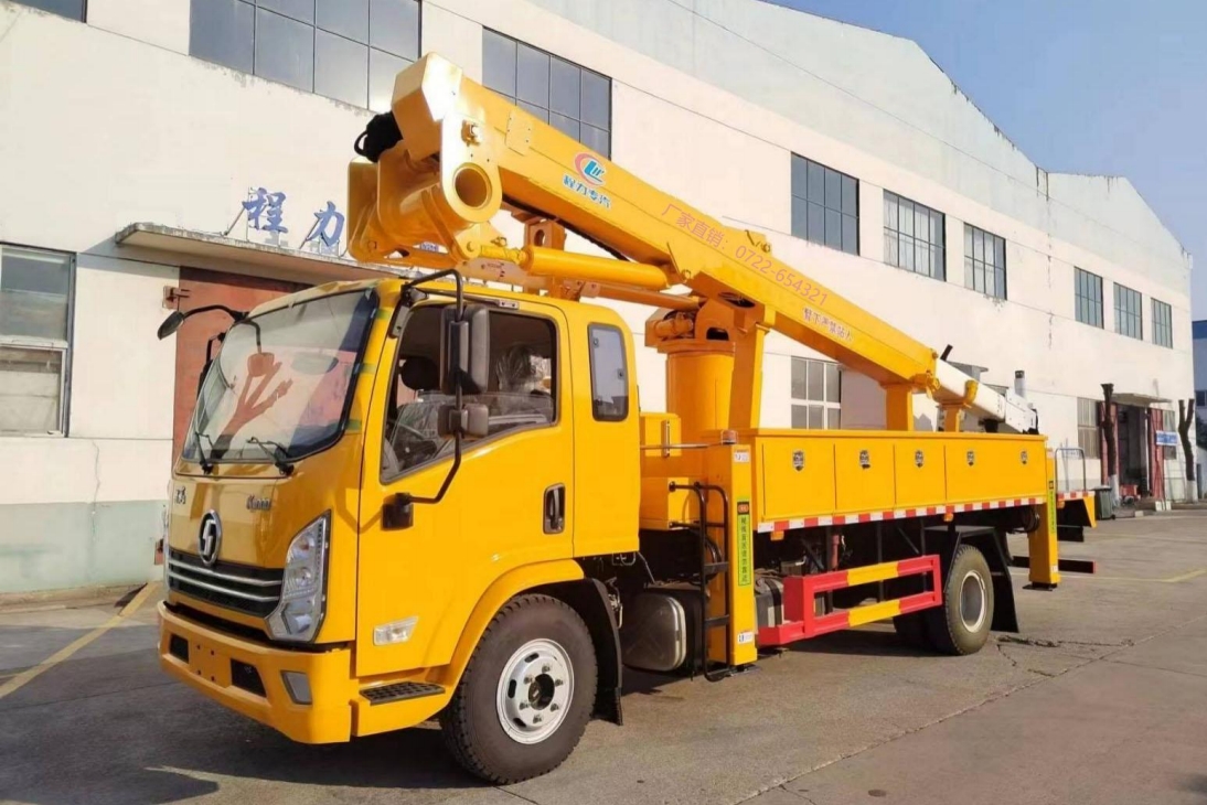 程力高空作业车_陕汽绝缘高空作业车