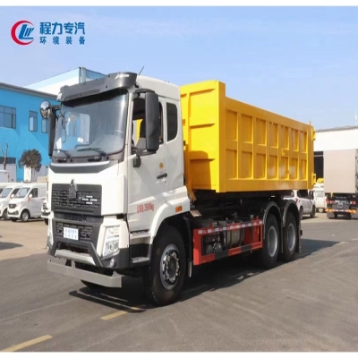 重汽豪沃后双桥25吨勾臂垃圾车
