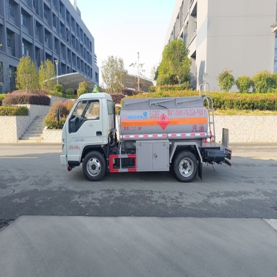 程力加油车福田小卡蓝牌2.5立方加油车