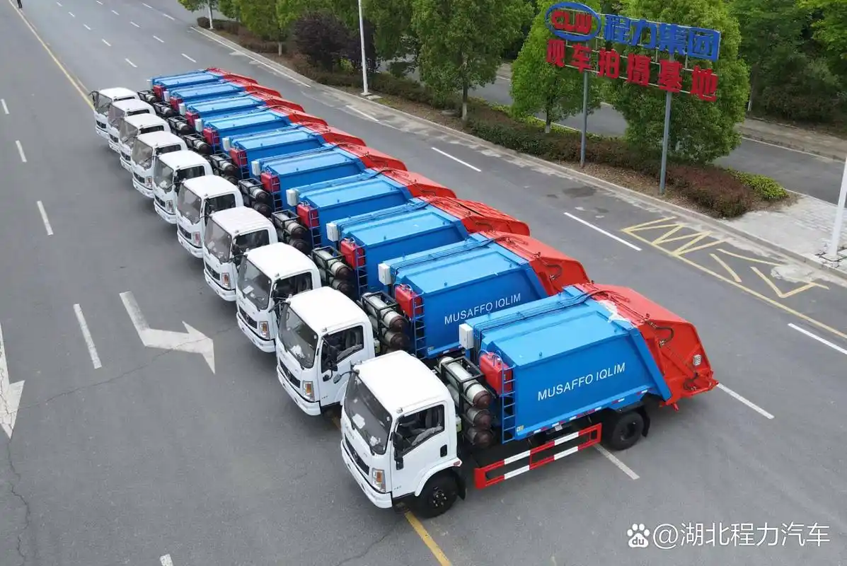 程力出口专用车压缩垃圾车