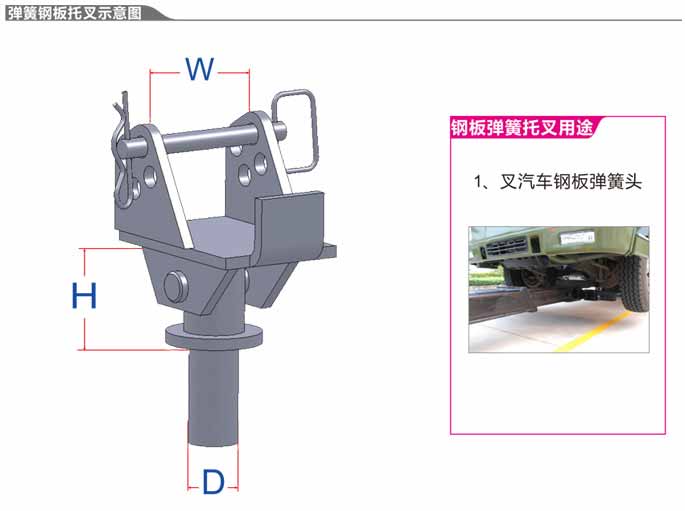 清障车托叉的使用方法